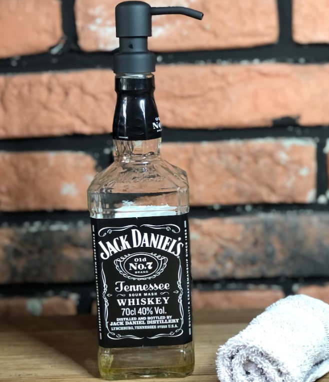 Jack Daniel’s hand soap dispenser