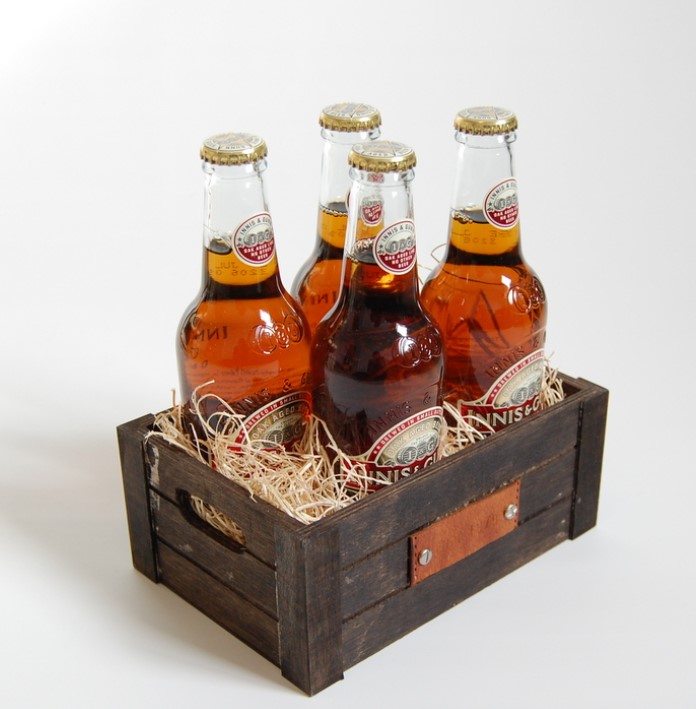 DIY mini beer crate