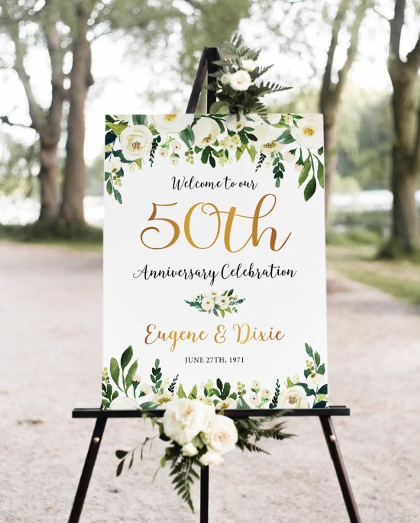 40 Gorgeous 50th Anniversary Decoration Ideas that'll Craft ...