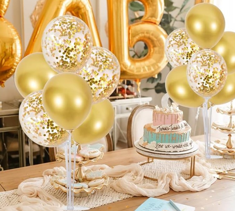 Gold Balloons