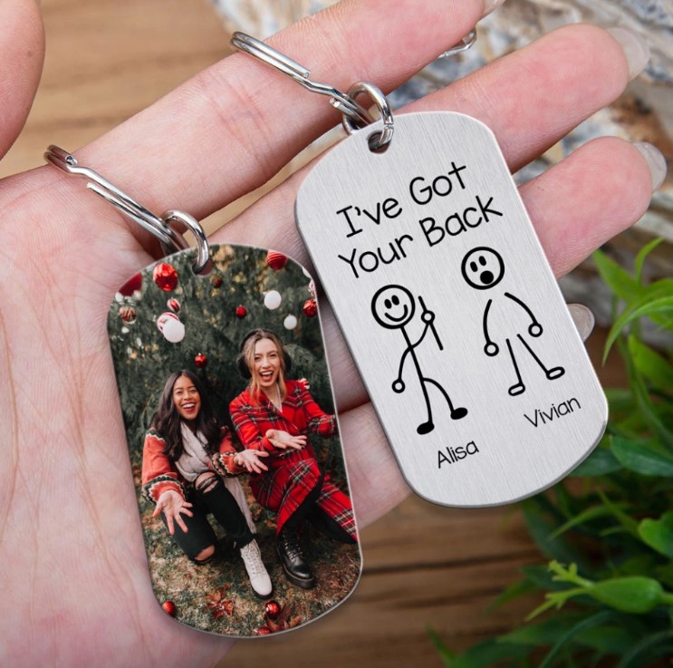 Personalized Upload Photo Keychain