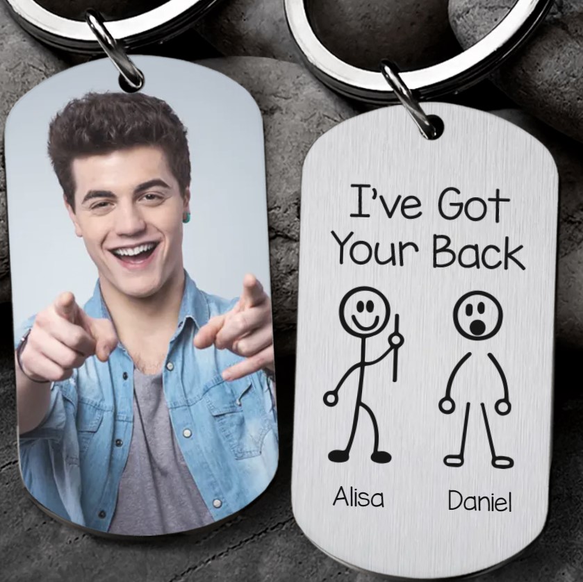 Customized Upload Photo Keychain