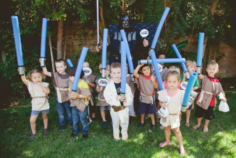 8 year old birthday party ideas - star wars party