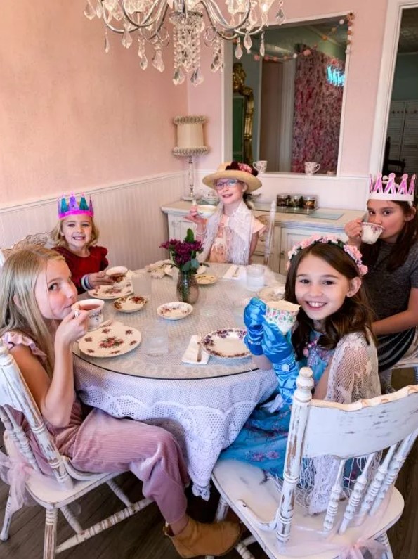 8 year old birthday party ideas - tea party