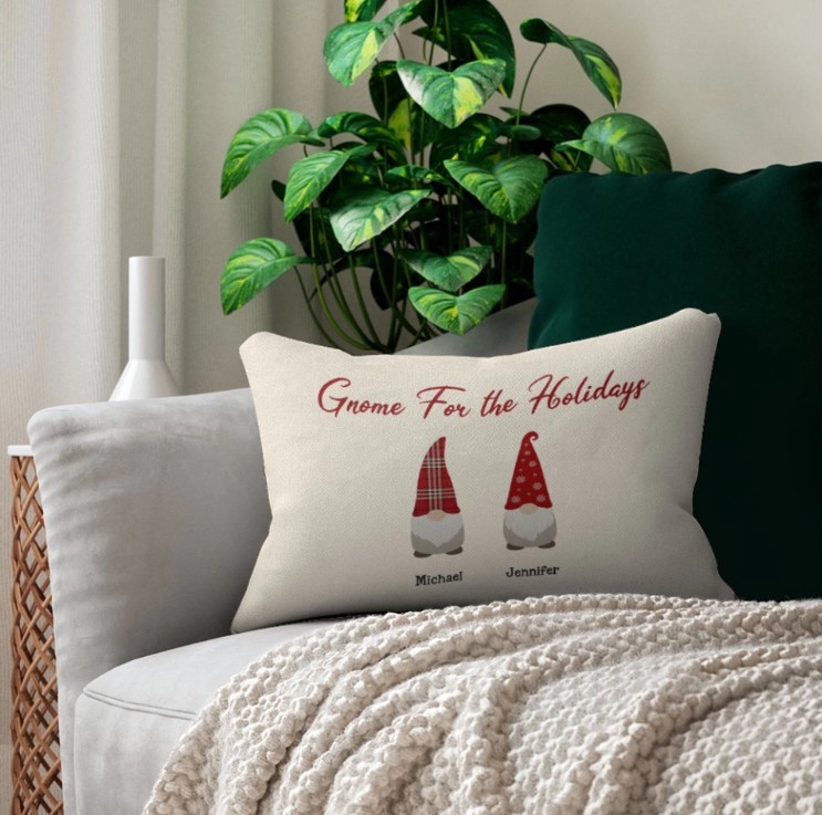Customized Rectangular Pillow For The Holidays
