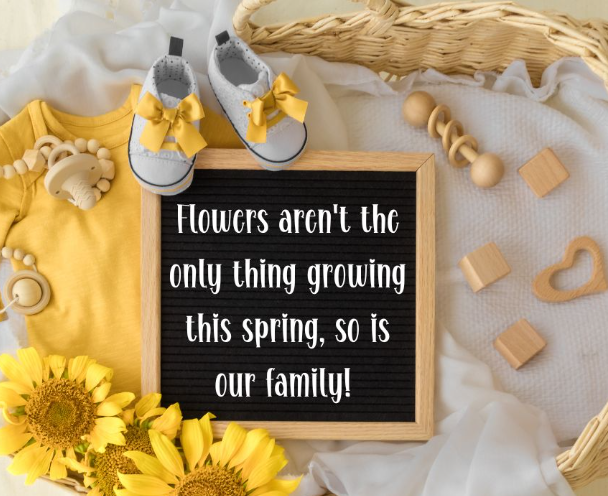 5 Fun Spring Pregnancy Announcement Ideas