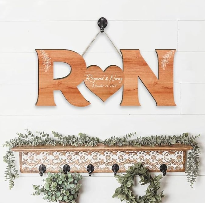 Customized Initial Letter Sign