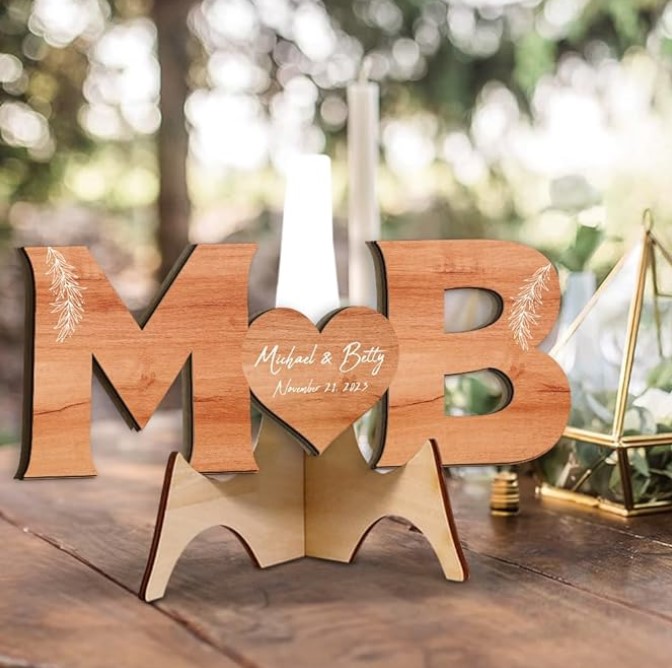 Personalized Rustic Table Wall Decor