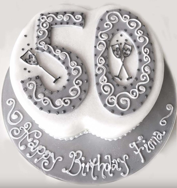 50th anniversary cake ideas