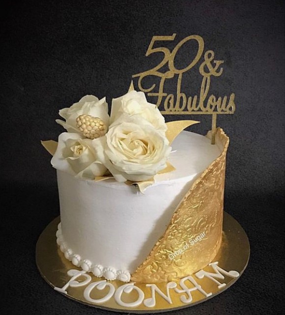 50th anniversary cake ideas