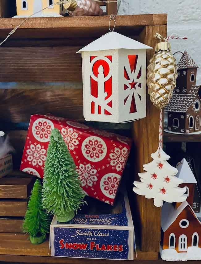christmas crafts kids - Vintage paper ornaments