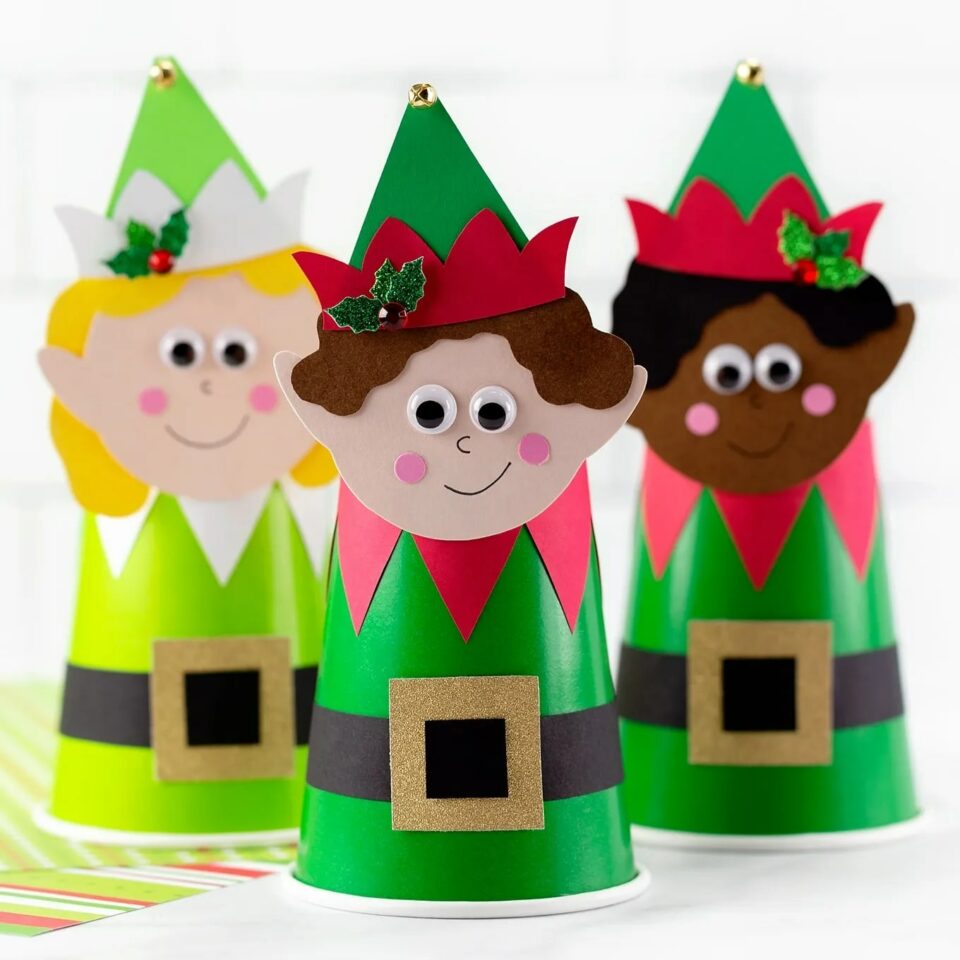 christmas crafts kids - elf crafts