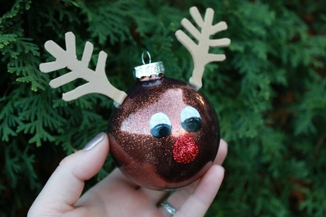 christmas crafts kids - rudolph ornaments