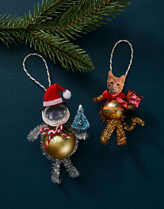 christmas crafts kids - animal ornaments