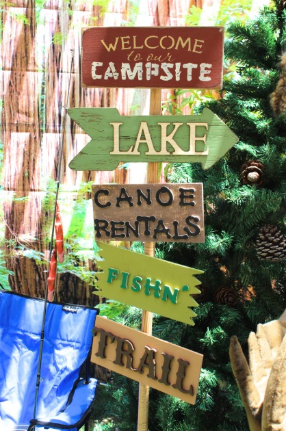 Camping Party Sign 