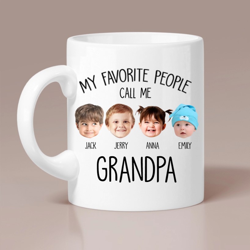 Fathers Day Great Grandpa Mug from Granddaughter Grandson, World's Most Awesome Grandpa, It's True We Checked Coffee Cup for Grandfather 11 oz, White