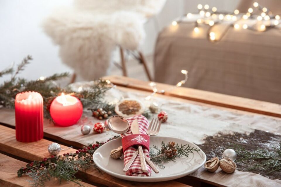 christmas to do checklist - set the table