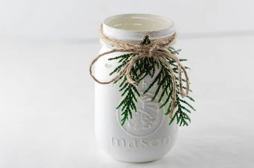 Christmas Painted Mason Jars