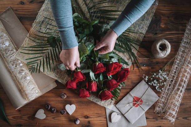 Christmas Wrapped Bouquet