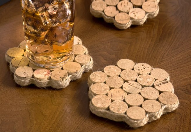 Wine Cork Coasters