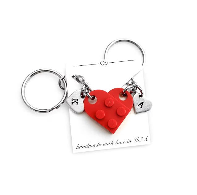 Heart Keychain Set