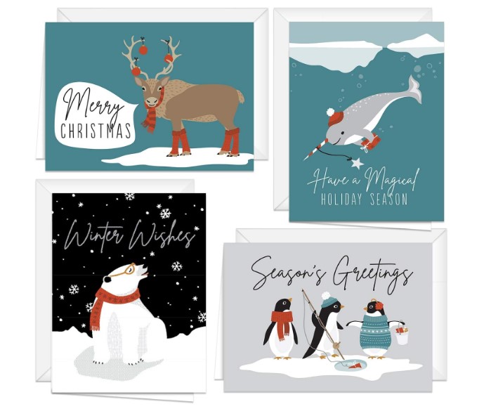 Animal Christmas Cards