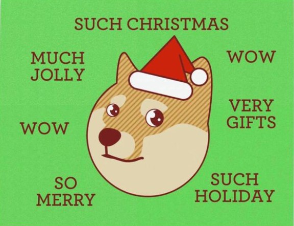 Dog Meme Christmas Cards