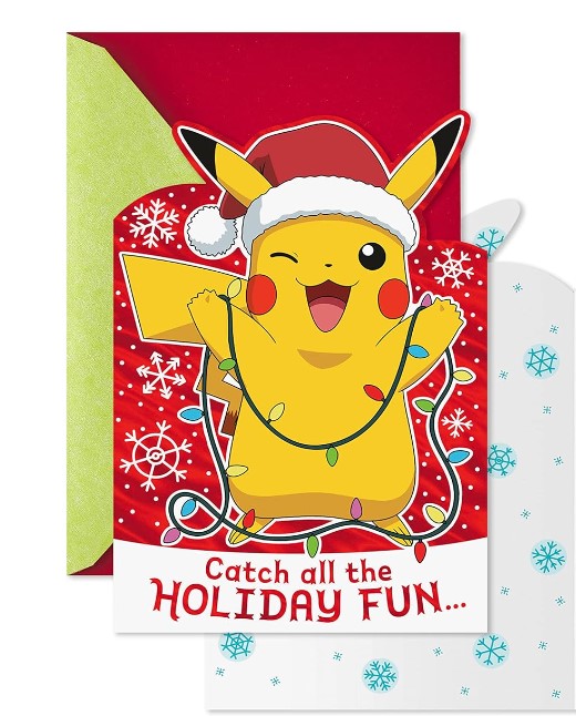 Pikachu Christmas Card