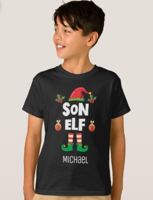 Christmas Son Elf T-Shirt