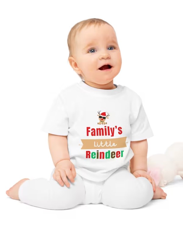 Cute Reindeer Baby Shirt