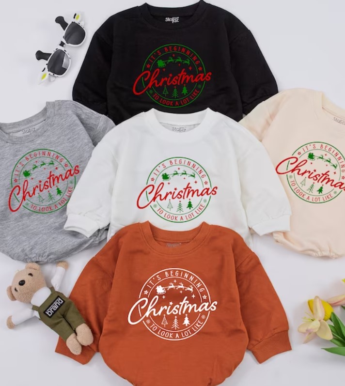 Funny Christmas Baby Outfit