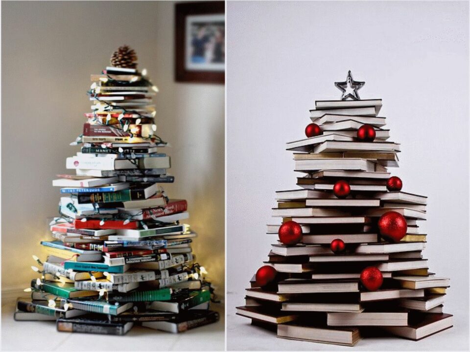 Book Christmas Tree