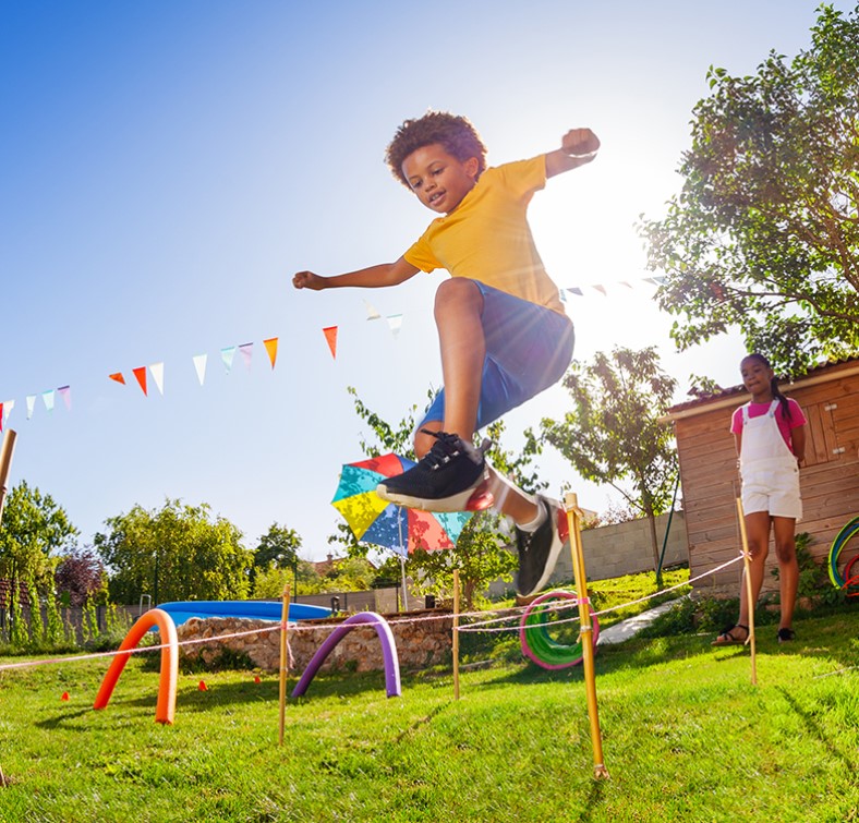 birthday party games - obstacle course