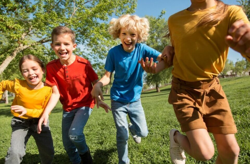 birthday party games - catch the flag