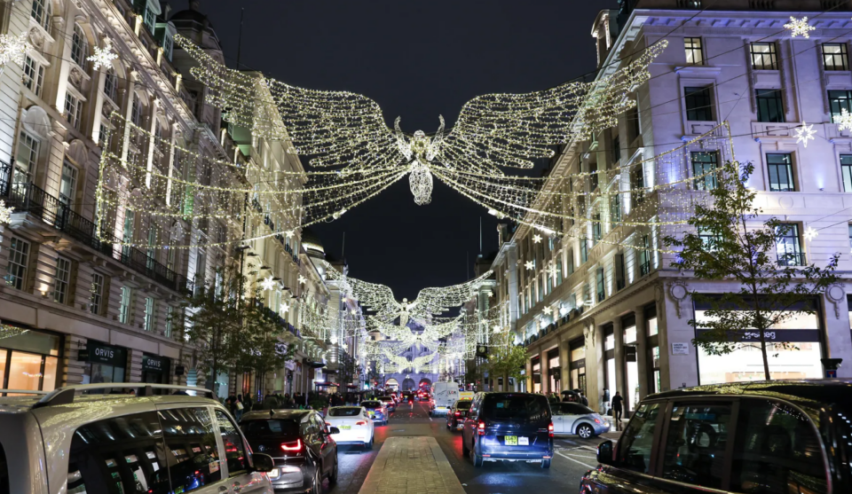 Watch Oxford Street’s Christmas lights turn on