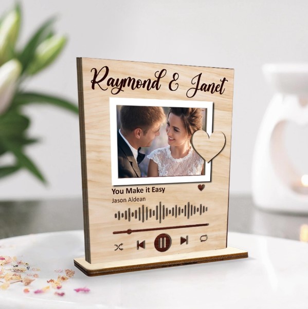 Song Wooden Plaque for Music Lovers