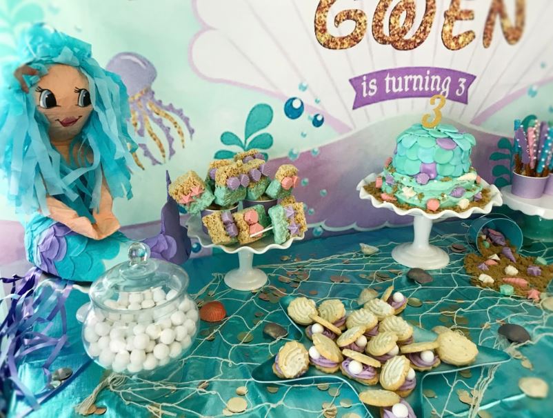 Under the Sea Mermaid Dessert Table