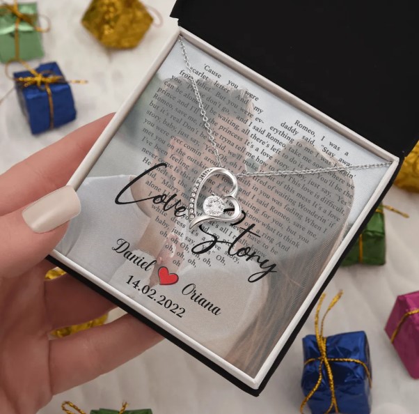 Love Story Custom Lyrics Song - Personalized Necklace