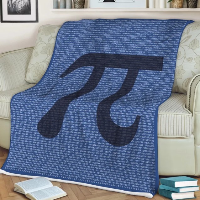 Pi Day Blanket Gift For Math Teacher