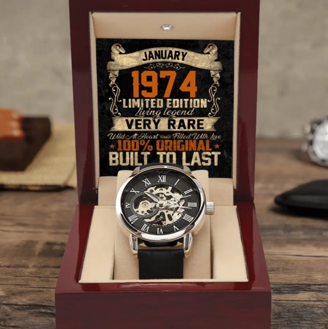 Personalized 50th Limited Edition Living Legend Watch