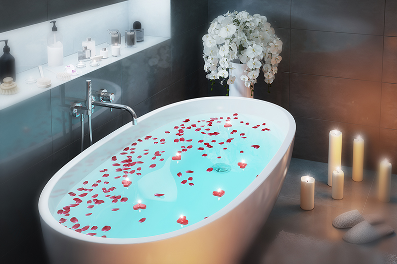 unique valentines day ideas bath