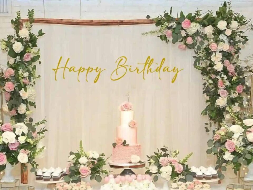 birthday decoration ideas flowers