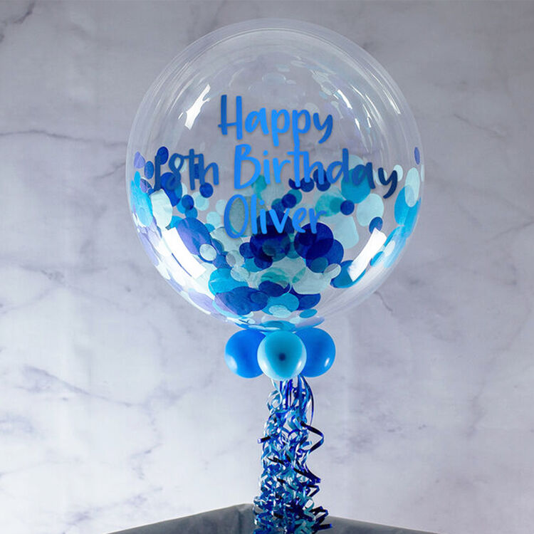 birthday decoration ideas confetti balloons