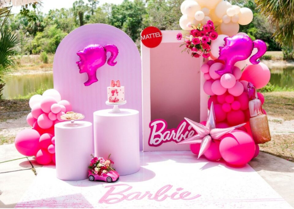 DIY Barbie Party Decoration Ideas - Gina C. Creates