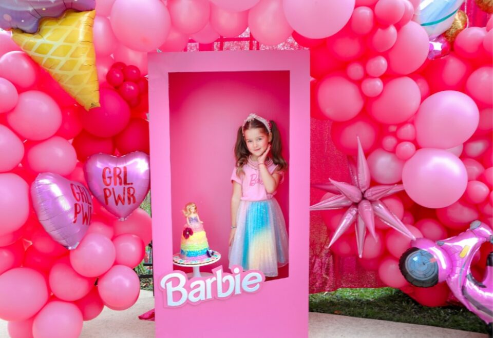 Barbie photo booth