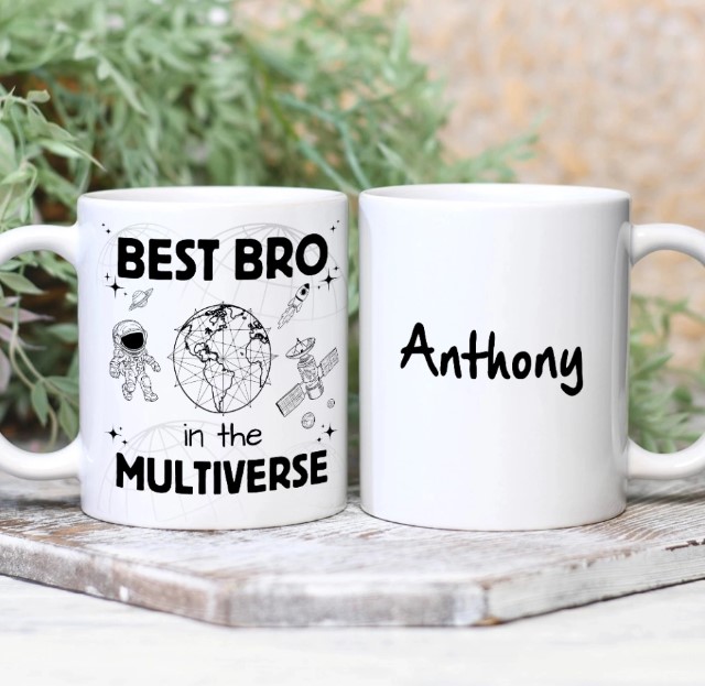 Best Bro In The Multiverse Mug For Siblings