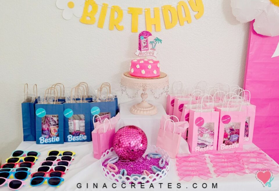 Barbie birthday party favors