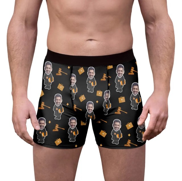 Custom Men's Face Print Boxer Briefs | Personalized Gift for Him |  XS-XXXXXL Sizes Available