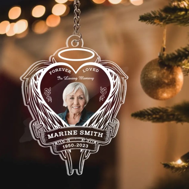 Forever Loved In Loving Memory Keychain