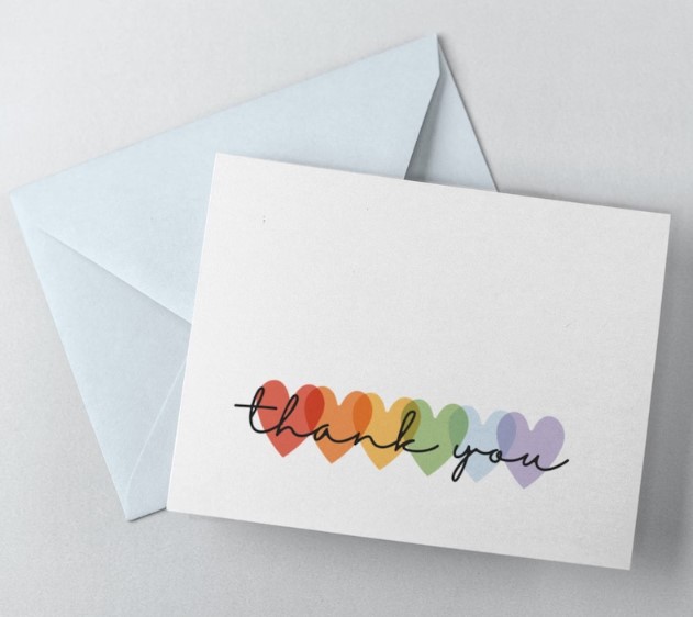 write Thank you notes